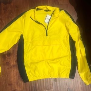 Mens Forever 21 Jacket windbreaker blk/yellow size M